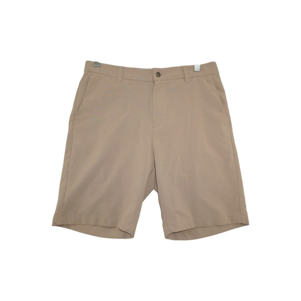 Callaway Golf Shorts Men’s 30 Khaki Stretch Performance Flat Front Beige